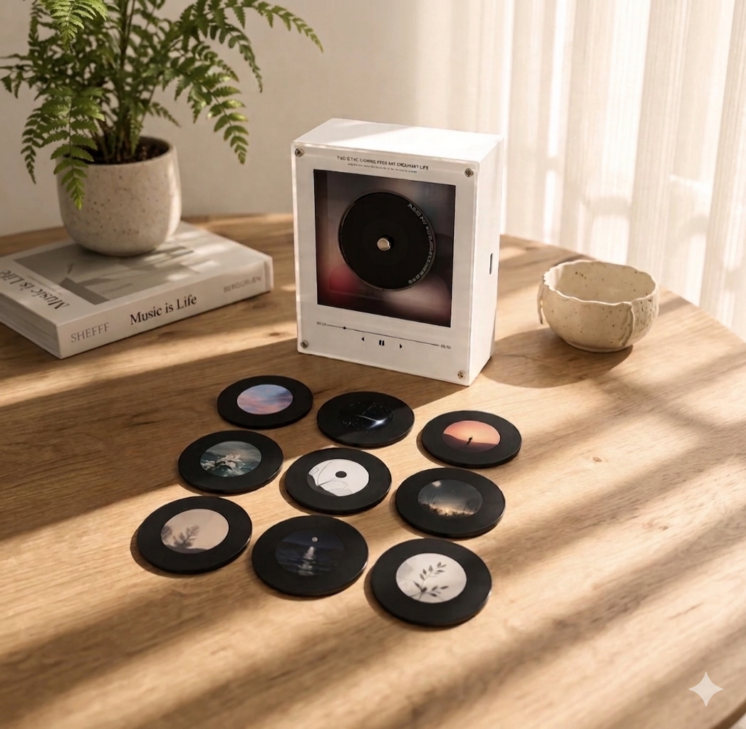 Vinyl Mini Music Player